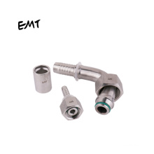 EMT 20441/20541 45 degree stainless steel 304 316L forged metric hydraulic hose connector elbow fittings